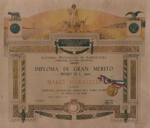 Diploma di Gran Merito-1930