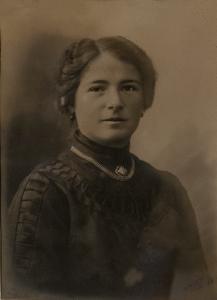 La moglie Maria Brusa 1913