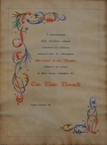 Diploma in occasione della celebrazione del Cinquantenio-1966